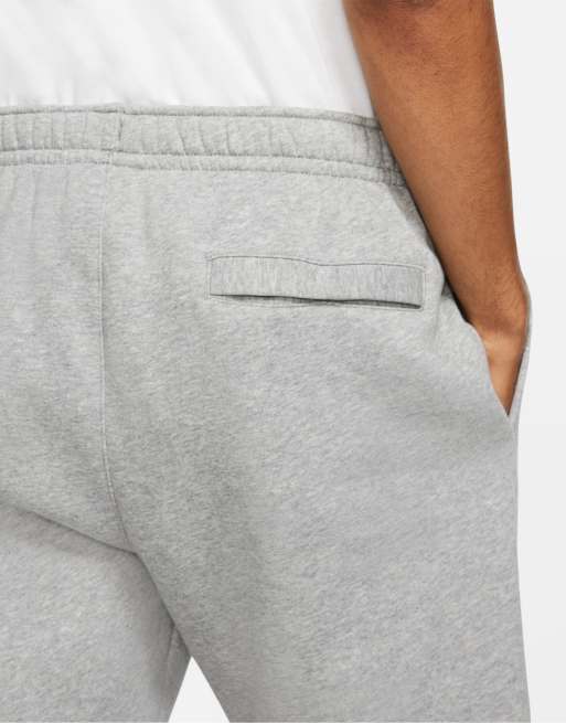 Nike Club Fleece cuffed sweatpants in gray heather - Lgray, 3 of 4
