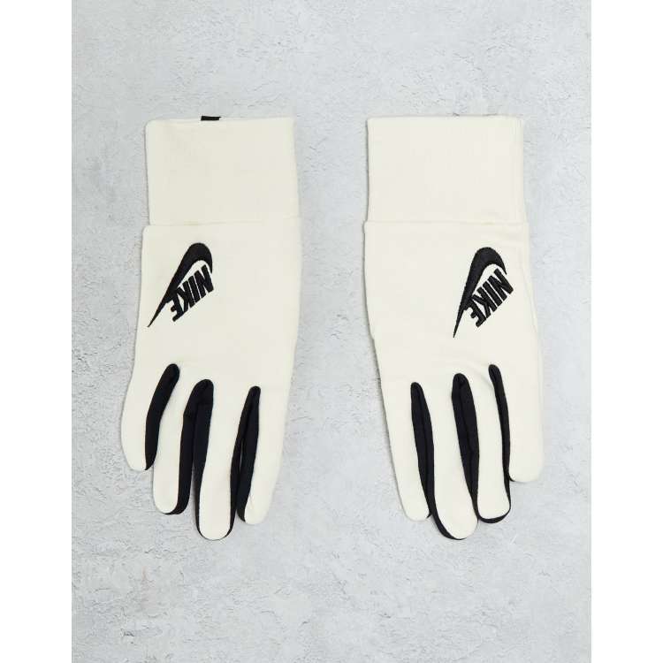 Nike store gloves white