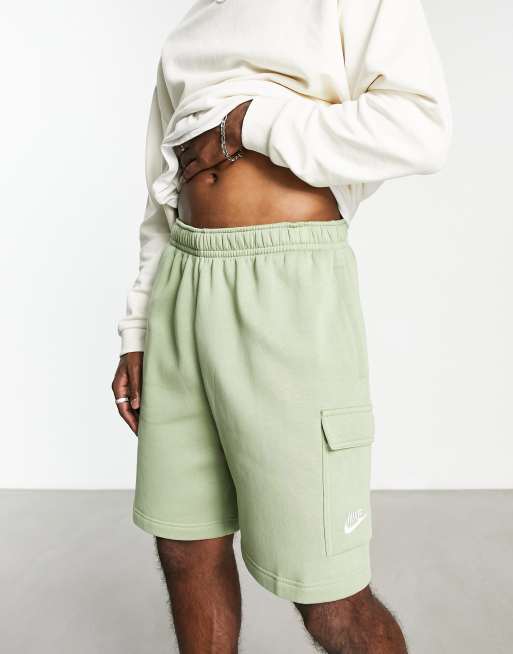 Nike - Club Fleece - Grønne cargoshorts, 2 af 4
