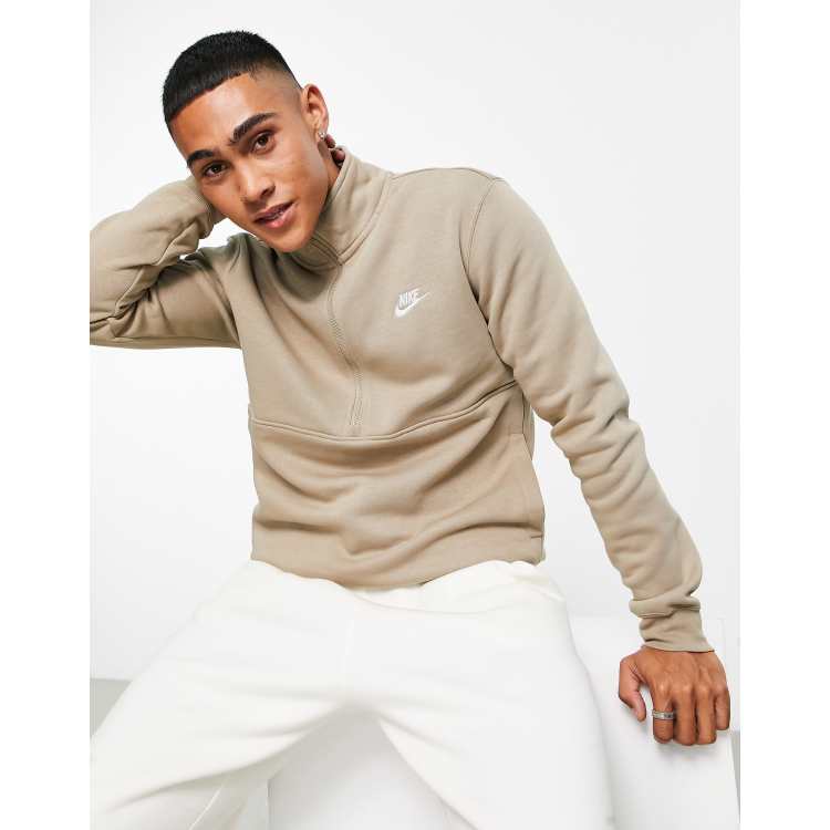 Sweatshirt nike beige hot sale