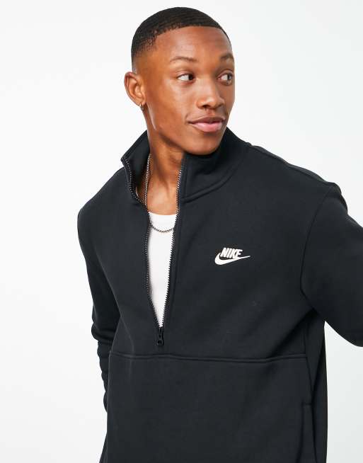 Nike half zip sweatshirt mens hot sale