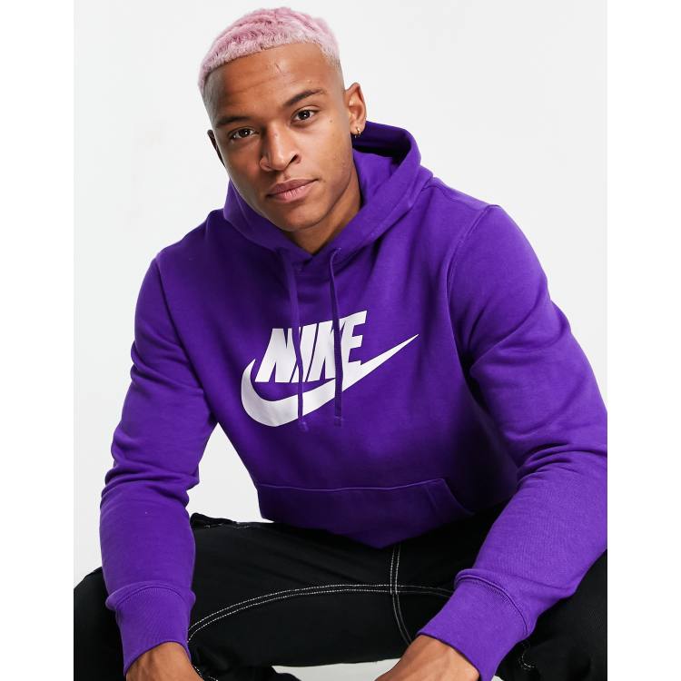 Purple nike pullover online hoodie