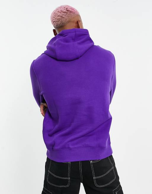 Nike Club Fleece HBR hoodie in purple, 3 of 4