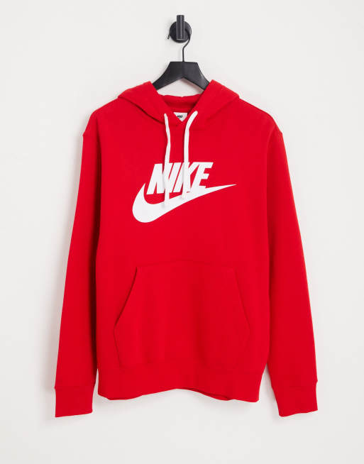 Red nike hoodie near me hot sale