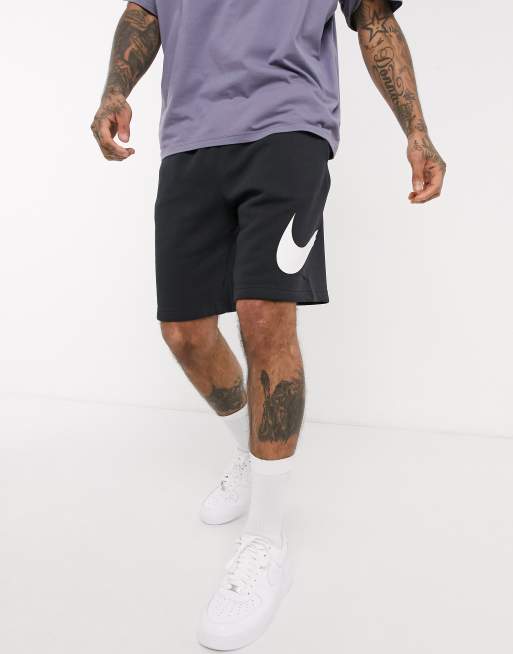 Nike Club Fleece HBR shorts in black | ASOS