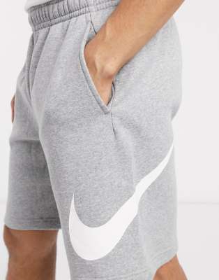 Grey nike hotsell sweatpant shorts