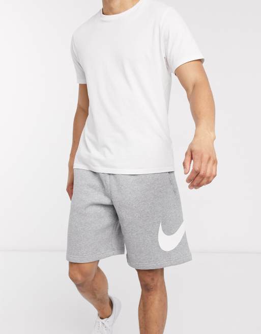 NEW Nike Sportswear Women's Club Fleece Shorts - Heather Gray