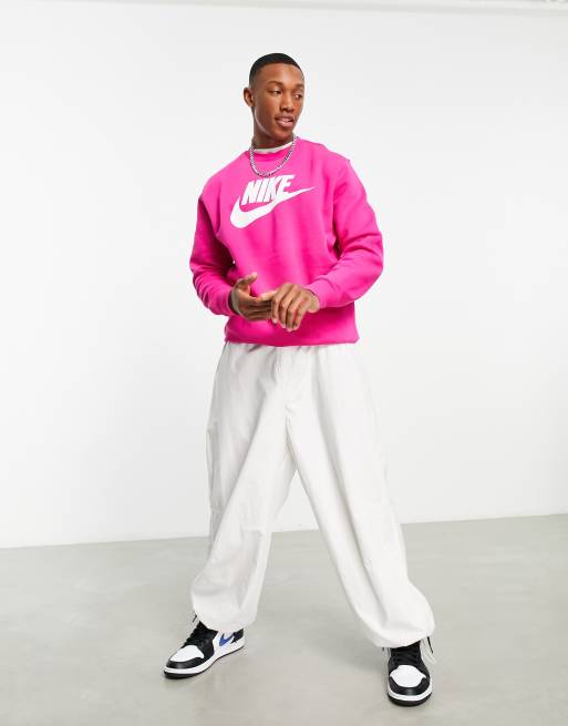 Bright pink nike online jumper