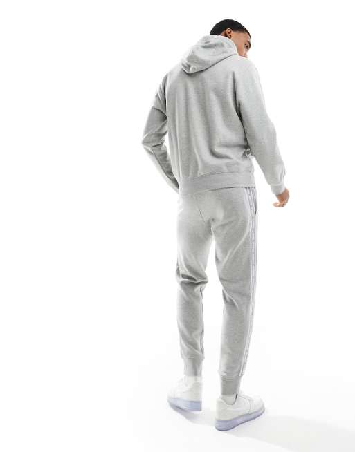 Nike Club fleece hooded tracksuit in grey