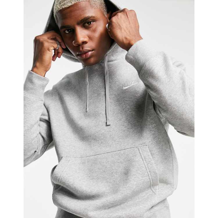 Gray nike store pullover hoodie