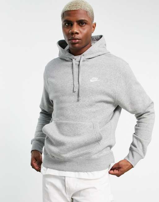 Nike Club Fleece in gray heather | ASOS