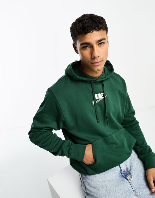 Nike Club fleece hoodie in green | ASOS