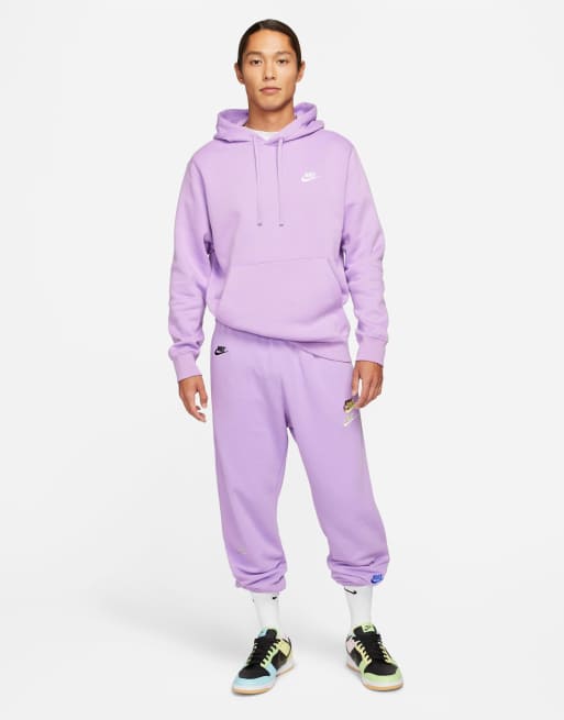 Nike Men's Hoodie - Purple - L