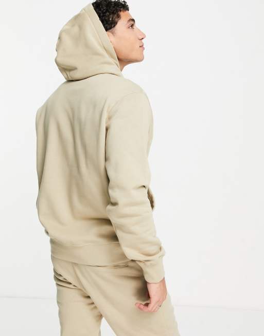 Nike club hoodie in stone new arrivals