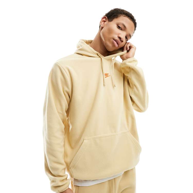 Nike Club fleece hoodie in tan ASOS