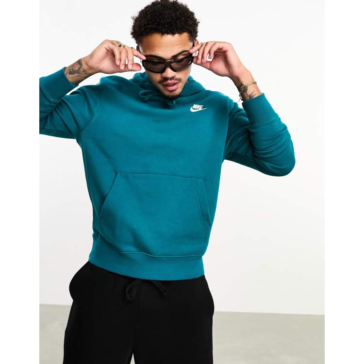 Nike Club fleece hoodie in teal