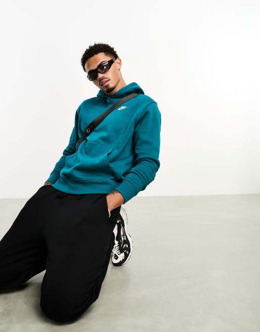 Nike Club fleece hoodie in teal