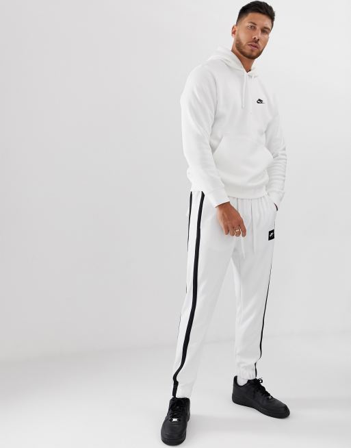 White nike clearance club hoodie