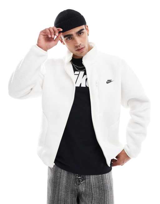 Nike Club fleece in off white