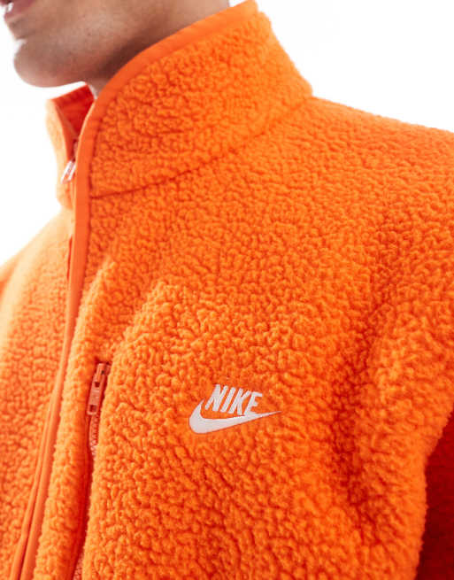 Nike Club winterized fleece in orange