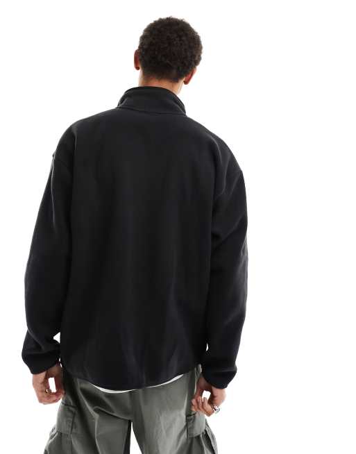 Nike – Club – Fleece-Jacke in Schwarz mit durchgehendem Reißverschluss , 4 von 4