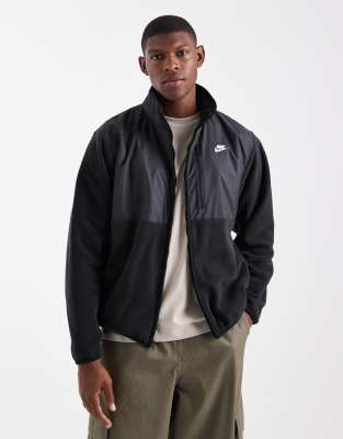 Nike Club Fleece Jacket In Black
