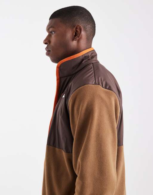 Nike Club fleece jacket in brown, 4 of 5