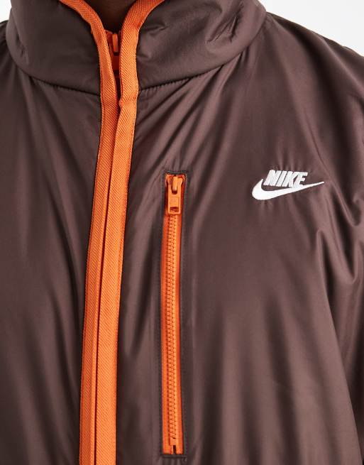 Nike Club fleece jacket in brown, 5 of 5