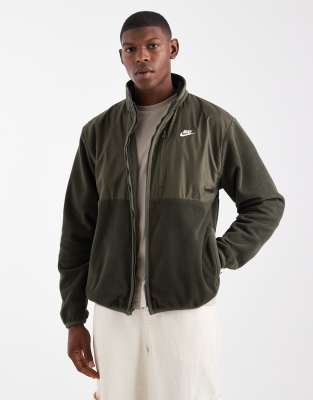 Nike Club Fleece Jacket In Green