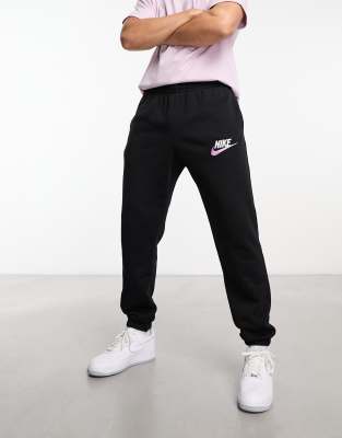 Nike Club fleece joggers in black