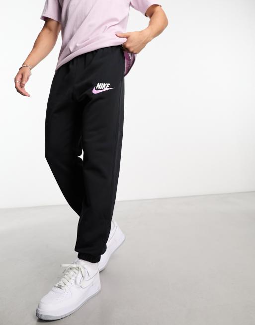 Nike Club fleece joggers in black ASOS