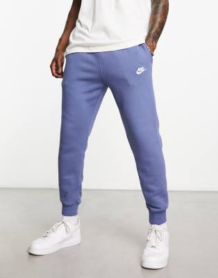 Nike Club fleece joggers in blue - ASOS Price Checker