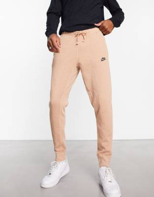 Nike Club Fleece+ joggers in brown - ASOS Price Checker