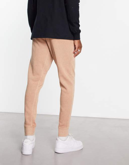 Nike Club fleece joggers in brown