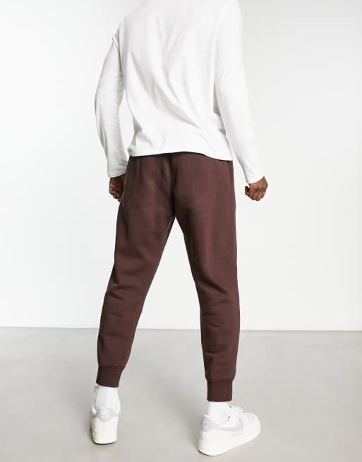 Dark hot sale brown joggers