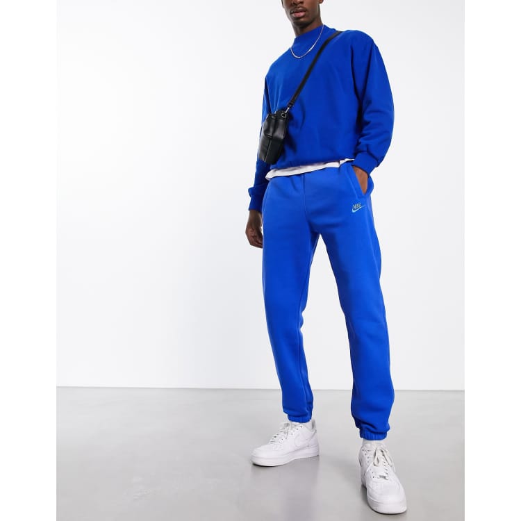 Royal blue tracksuit bottoms hot sale