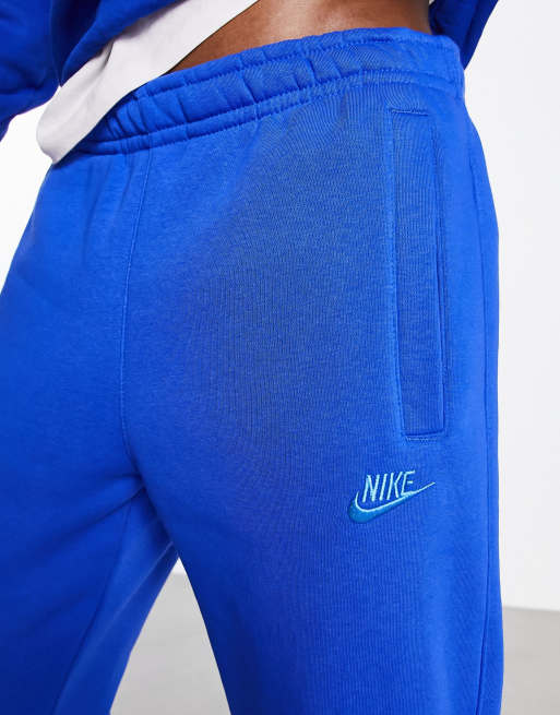 Nike Club fleece joggers in royal blue