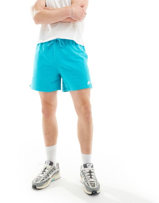 Nike - Club - Fleece short in lichtblauw, 4 van 5