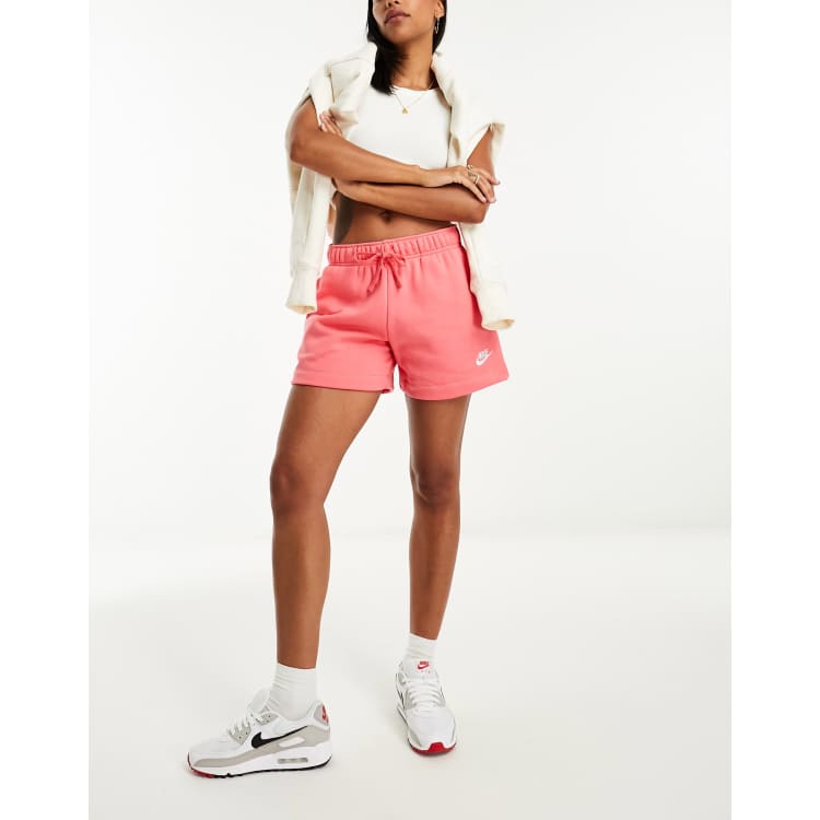 Nike air logo tape shorts in white, ASOS