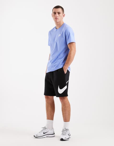 Nike - Club - Fleece short met groot logo in zwart - view 1