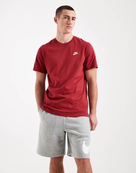 Nike Club fleece shorts with large logo in grey