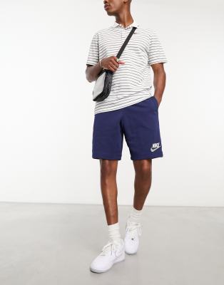 Nike Club fleece shorts in navy