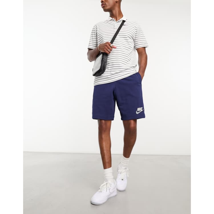 Nike Club fleece shorts in navy