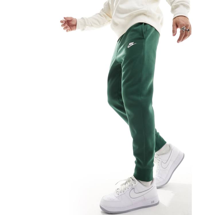 Nike Club fleece sweatpants in deep green