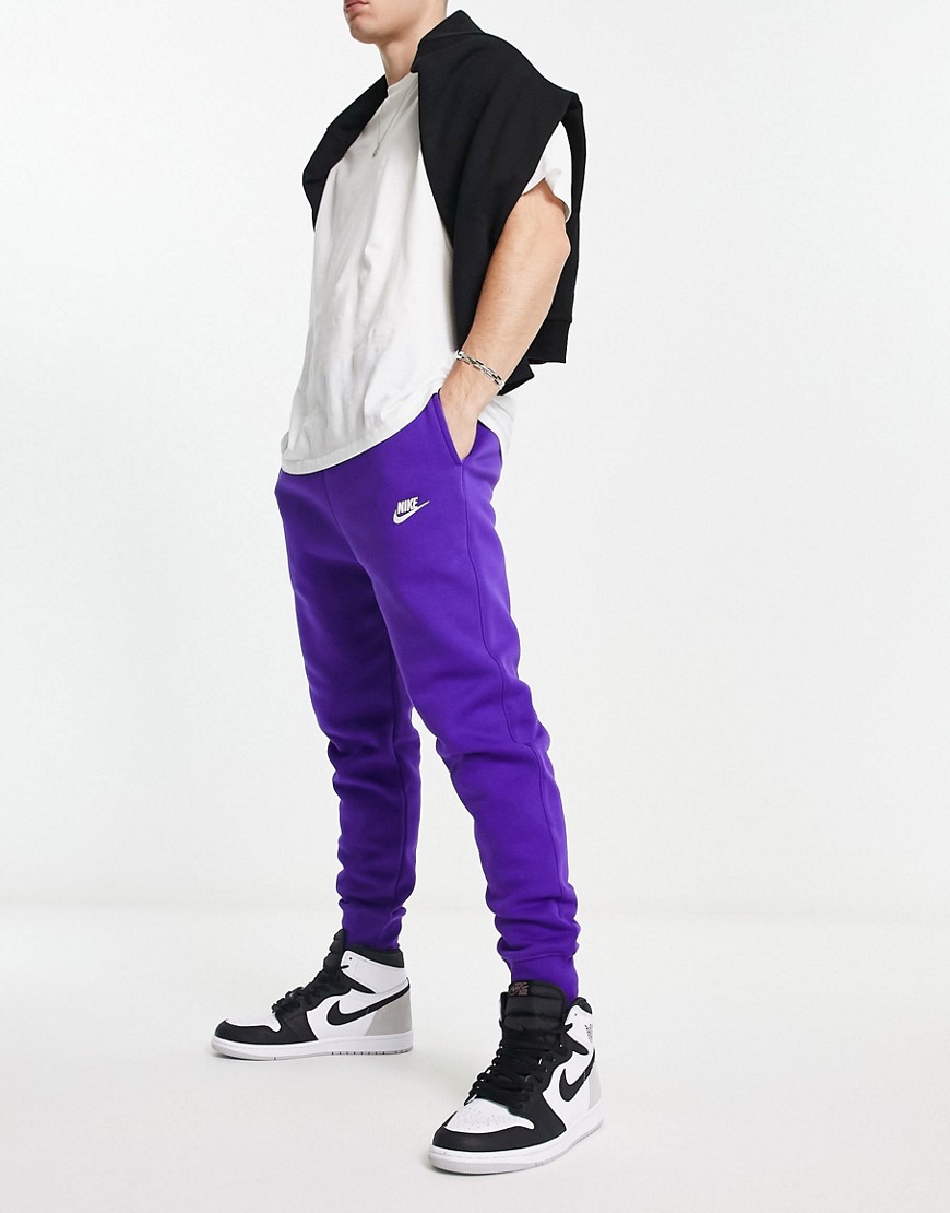 Nike Club Fleece sweatpants in purple