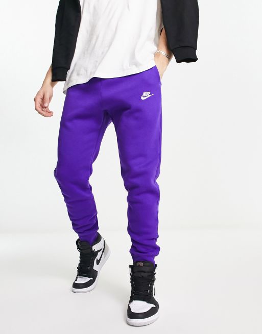 Nike Club Fleece sweatpants in purple ASOS