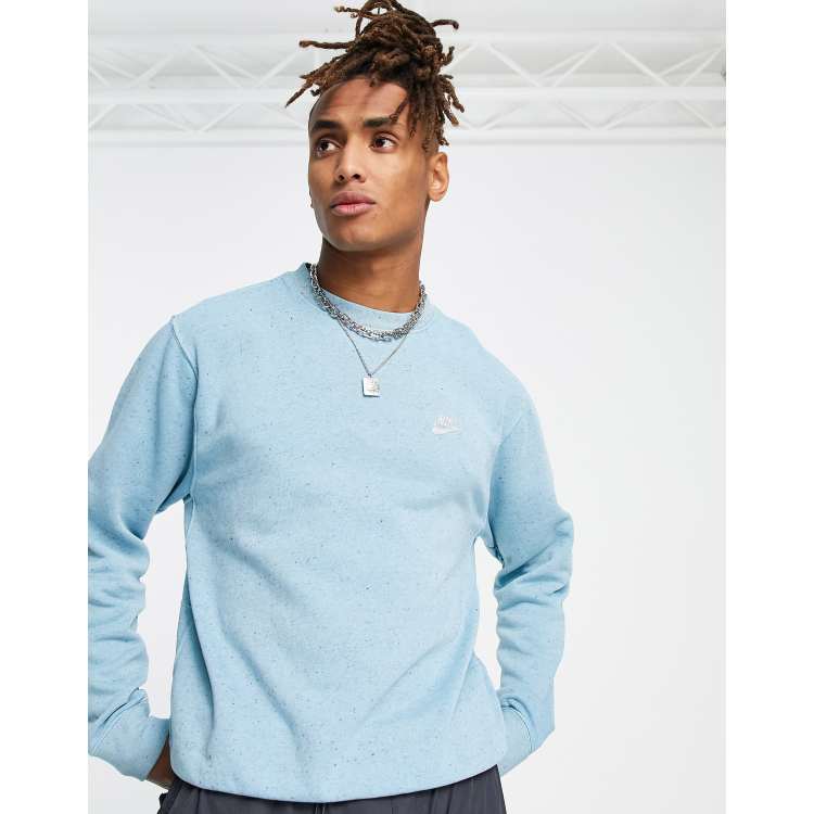 Light blue 2025 nike crew neck