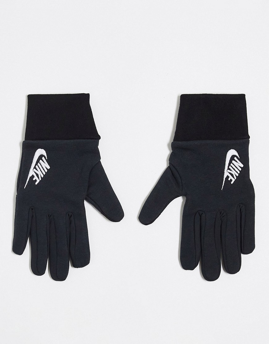 Nike Club fleece womens gloves in black