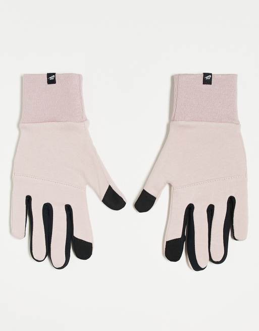 Nike Club fleece womens gloves in pink, 3 of 4