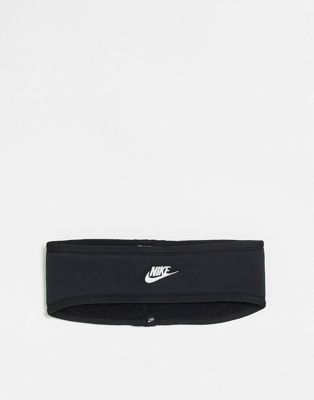 Nike Club fleece womens headband in black